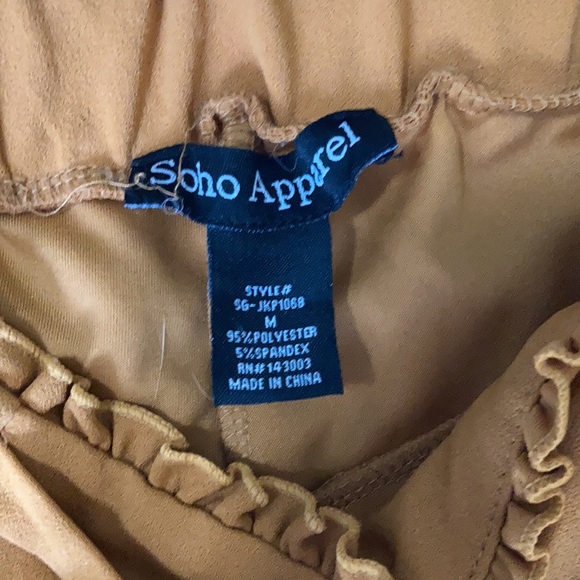 Soho Apparel Mustard Pants - Picture 5 of 9